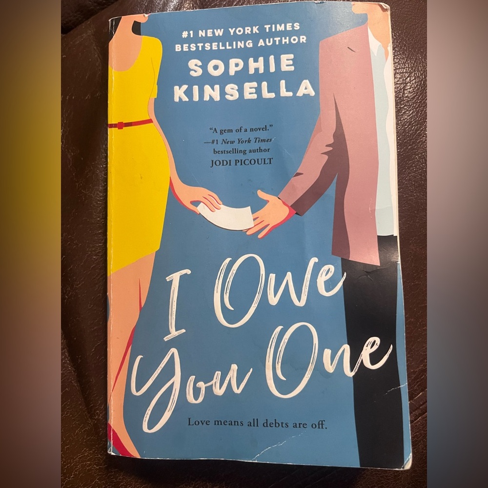I Owe You One by Sophie Kinsella - Blue Cover